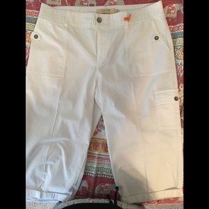 plus size cotton capris